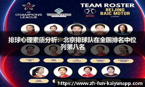 排球心理素质分析：北京排球队在全国排名中位列第八名