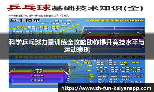 科学乒乓球力量训练全攻略助你提升竞技水平与运动表现